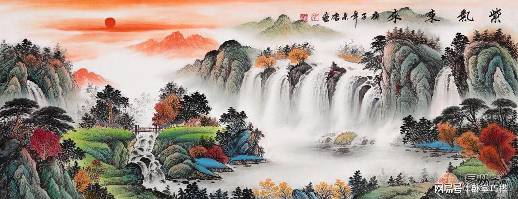 山水风水画招财_风水招财山水画图片欣赏_山水招财风水画头像